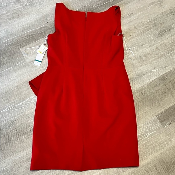 NWT! Chetta B Red Sheath Dress Size: 16 - Picture 2 of 5